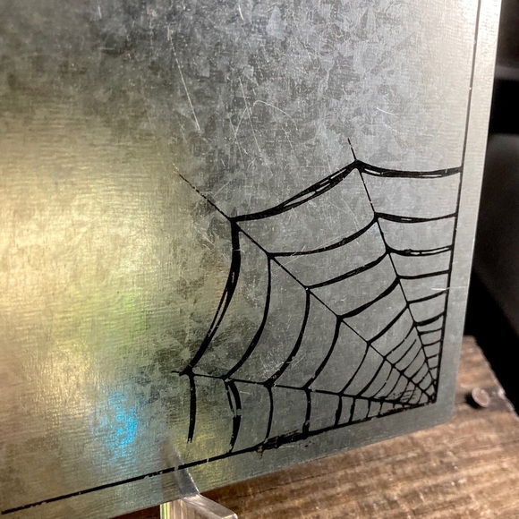 Halloween Galvanized Tombstone Metal Hanging Sign Bulletin Board Memo Bo… - Picture 4 of 9